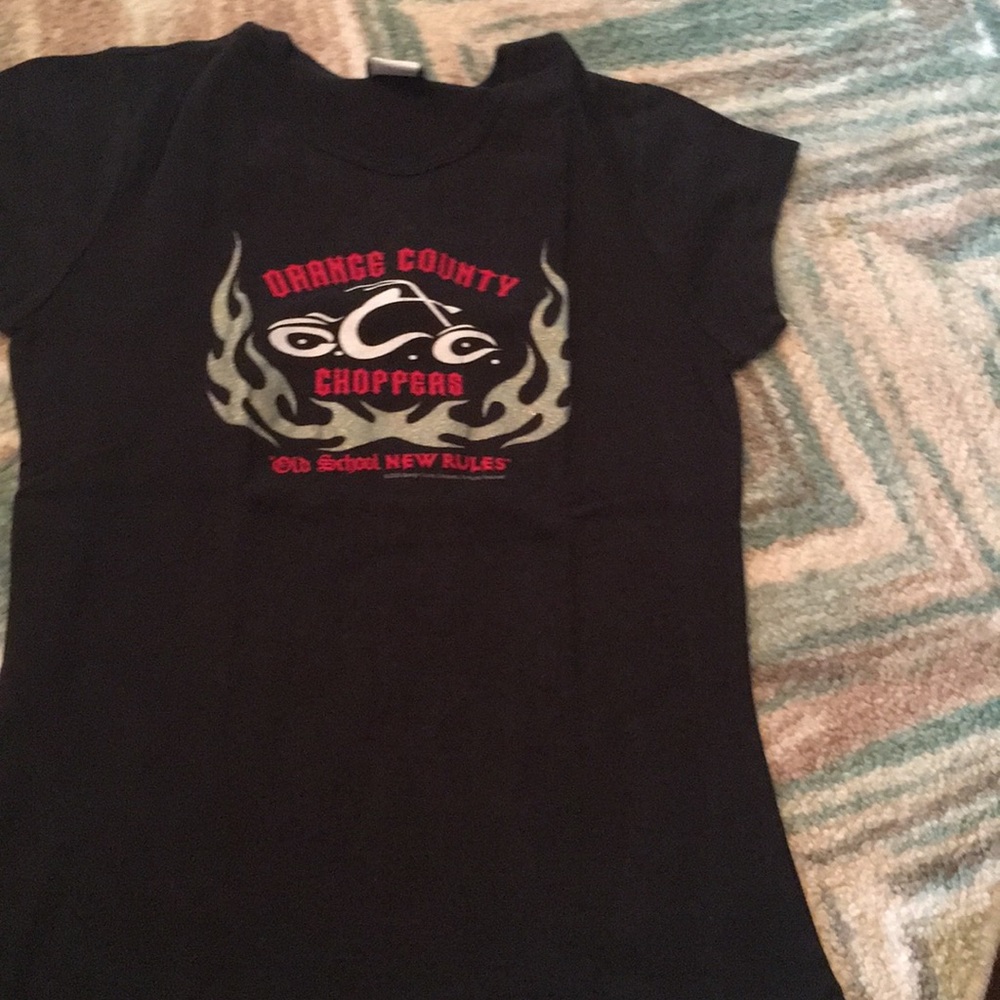 Black OCC logo tee
